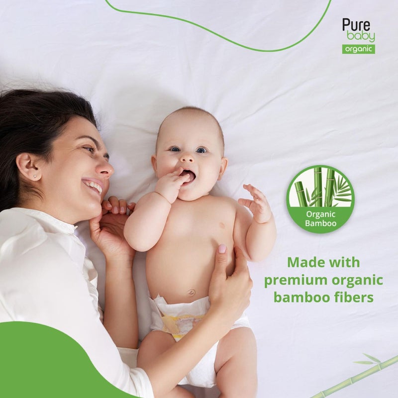 Pure Baby Eco Diaper Pants Junior with Organic Bamboo Core Size 5, 11-18 Kg 40 Count - Image 4